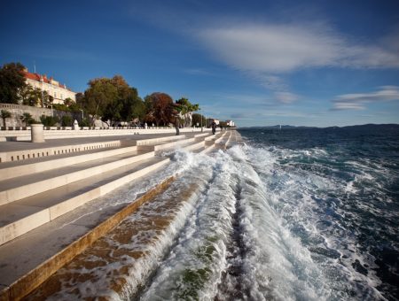 Poslechněte si varhany moře v Zadaru