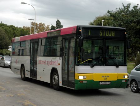 Cestování autobusem v Chorvatsku